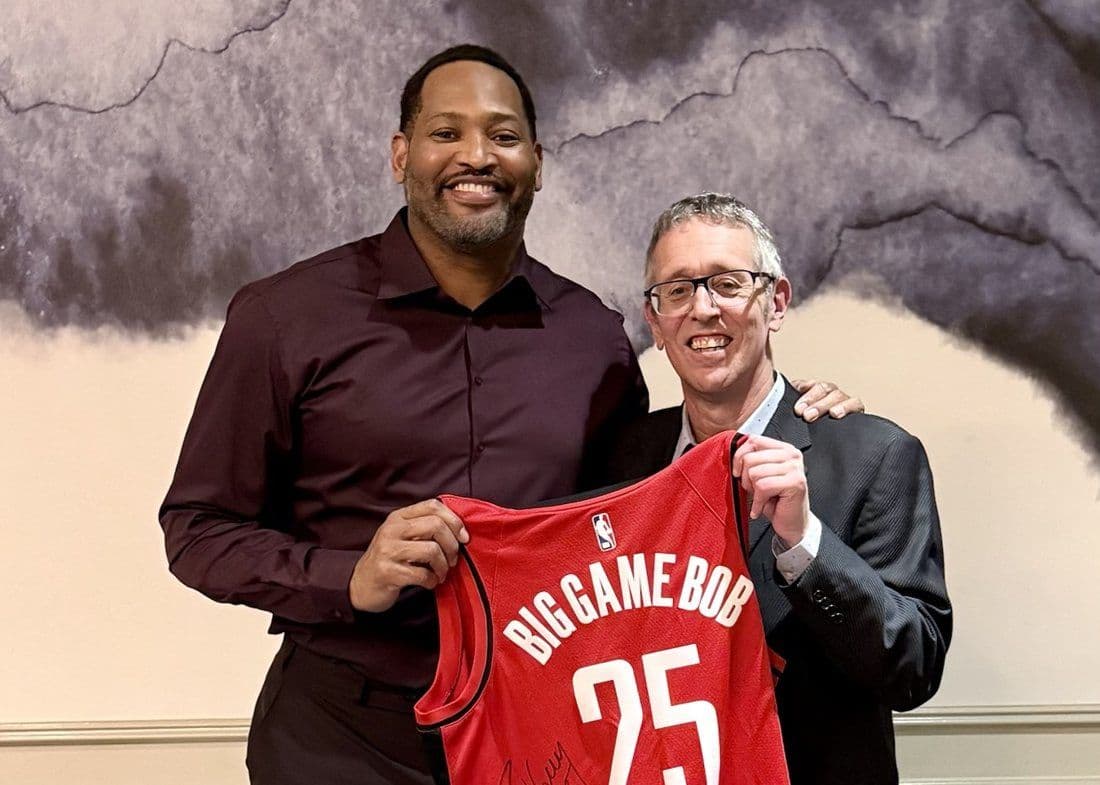 Richard Green with Robert Horry